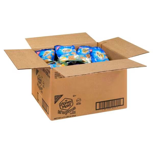 Honey Maid Crackers Graham 1.06 oz., PK72, Honey Maid, Mfr#: 00166